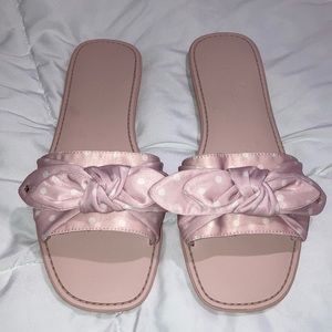 Kate Spade ♠️ Pink bow sandals size 9